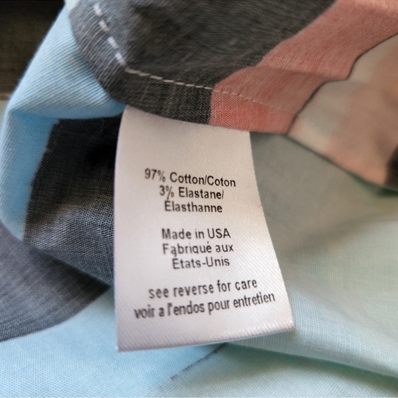 Caroline Constas White and Pink Oversized Crop Blouse - Picture 7 of 8